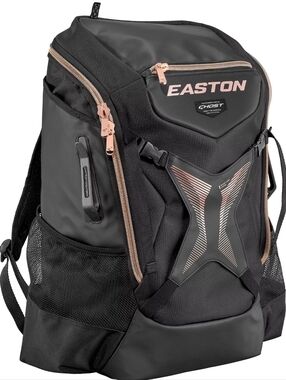 Easton Ghost Softball Bat Bag Black w/Rose Gold Accents